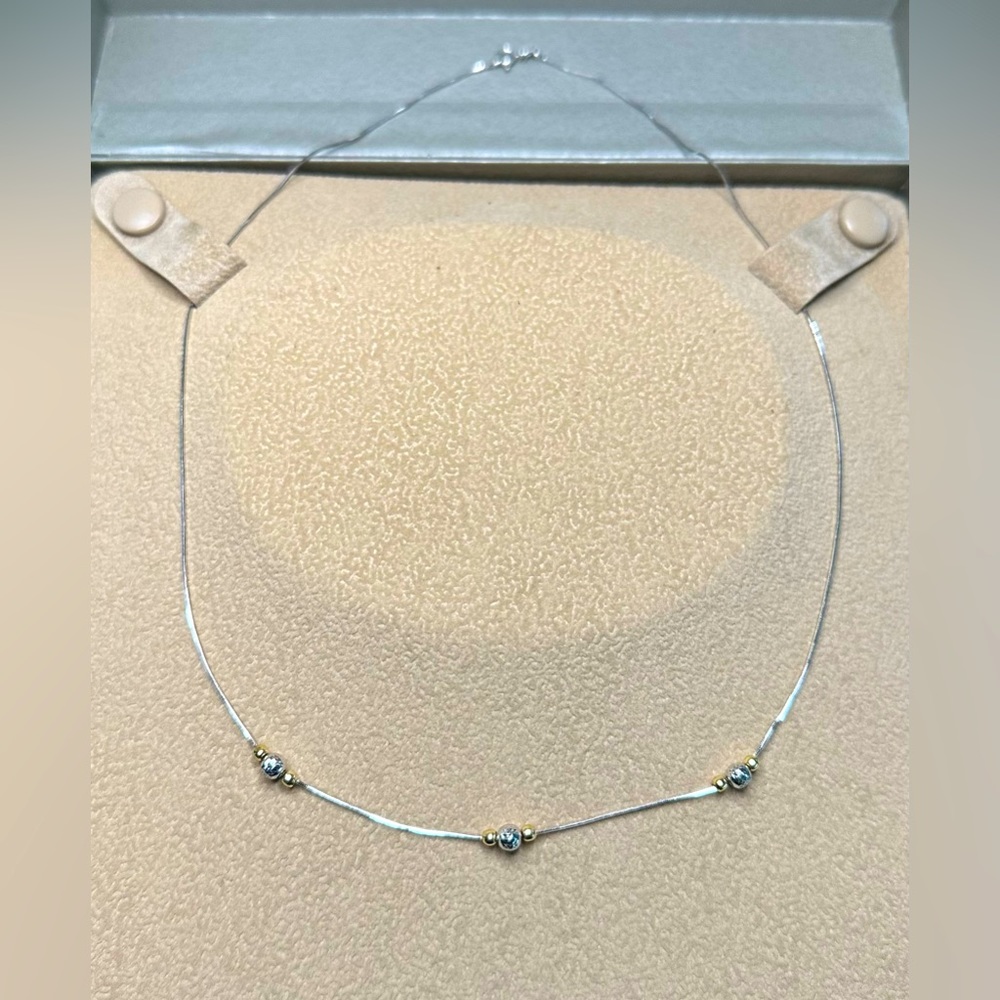 Women’s 18-inch, 14 carat two-tone necklace